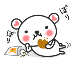 Lovely bear Shirokumakuma Japanese sticker #6442940