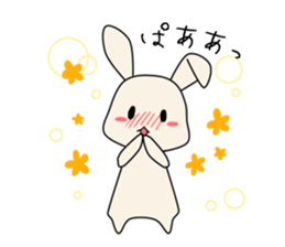 little coward rabbit sticker #6444072