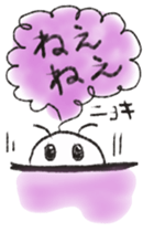 Daily life of a green caterpillar sticker #6444762