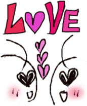 Daily life of a green caterpillar sticker #6444764