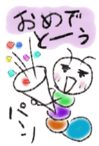 Daily life of a green caterpillar sticker #6444791