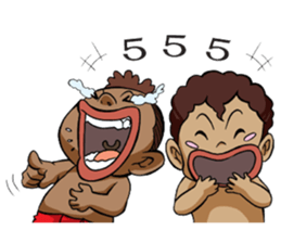 Kanang & Maipai The Zakai boys sticker #6445690