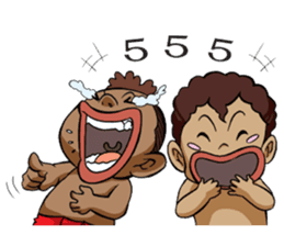 Kanang & Maipai The Zakai boys sticker #6445690