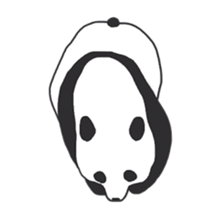 Leisurely panda sticker #6445800