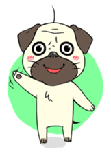 Pug and Chick GOGO sticker #6446552