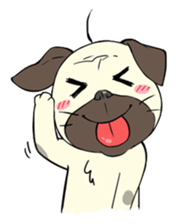 Pug and Chick GOGO sticker #6446555