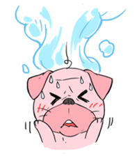 Pug and Chick GOGO sticker #6446561