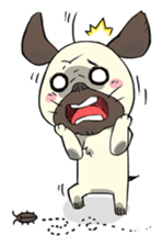 Pug and Chick GOGO sticker #6446583