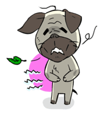 Pug and Chick GOGO sticker #6446586