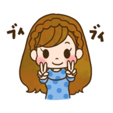 girls every day  sticker sticker #6446765