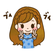 girls every day sticker sticker #6446765