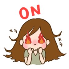 girls every day  sticker sticker #6446769