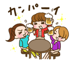 girls every day  sticker sticker #6446787