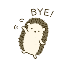 Hedgehog Diary sticker #6447518