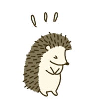 Hedgehog Diary sticker #6447519