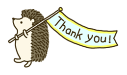 Hedgehog Diary sticker #6447525