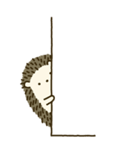 Hedgehog Diary sticker #6447527