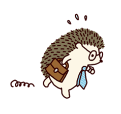 Hedgehog Diary sticker #6447532