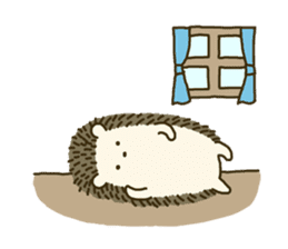 Hedgehog Diary sticker #6447543