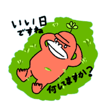 Dreaming gorilla 8 sticker #6448632