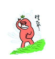 Dreaming gorilla 8 sticker #6448634