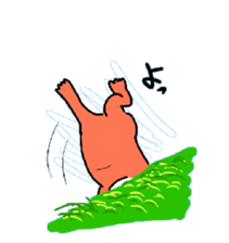 Dreaming gorilla 8 sticker #6448636