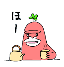 Dreaming gorilla 8 sticker #6448655