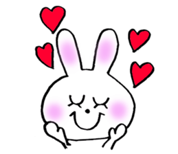 Pretty rabbits sticker #6448753