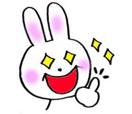 Pretty rabbits sticker #6448755