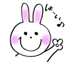 Pretty rabbits sticker #6448760