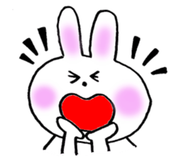 Pretty rabbits sticker #6448761