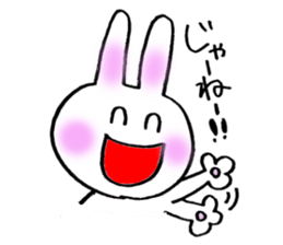 Pretty rabbits sticker #6448773