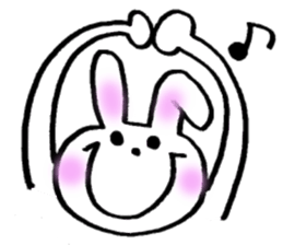 Pretty rabbits sticker #6448776