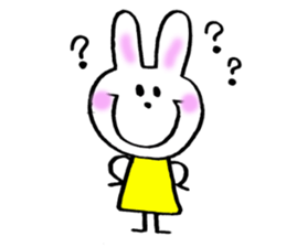 Pretty rabbits sticker #6448780