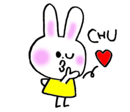 Pretty rabbits sticker #6448782