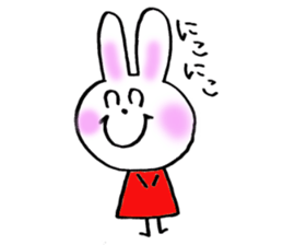 Pretty rabbits sticker #6448783