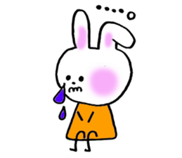 Pretty rabbits sticker #6448786