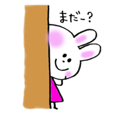 Pretty rabbits sticker #6448787