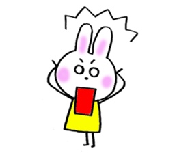 Pretty rabbits sticker #6448788