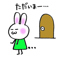 Pretty rabbits sticker #6448789