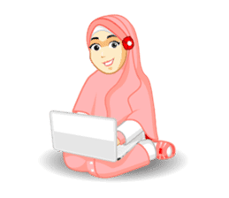 Hijab Muslim Girl - Fona sticker #6449113