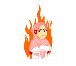 Hijab Muslim Girl - Fona sticker #6449115
