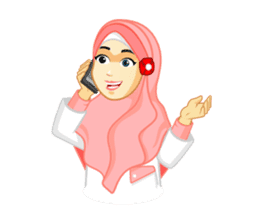 Hijab Muslim Girl - Fona sticker #6449119