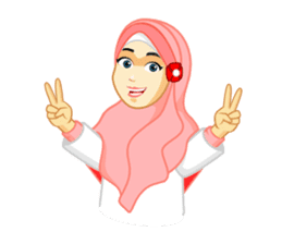 Hijab Muslim Girl - Fona sticker #6449122