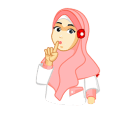 Hijab Muslim Girl - Fona sticker #6449124