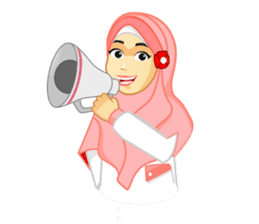Hijab Muslim Girl - Fona sticker #6449126