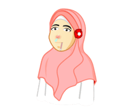 Hijab Muslim Girl - Fona sticker #6449127