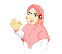 Hijab Muslim Girl - Fona sticker #6449132