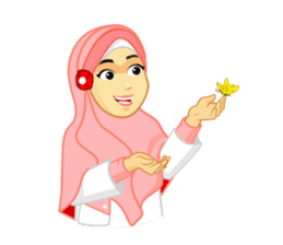 Hijab Muslim Girl - Fona sticker #6449137