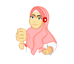 Hijab Muslim Girl - Fona sticker #6449138